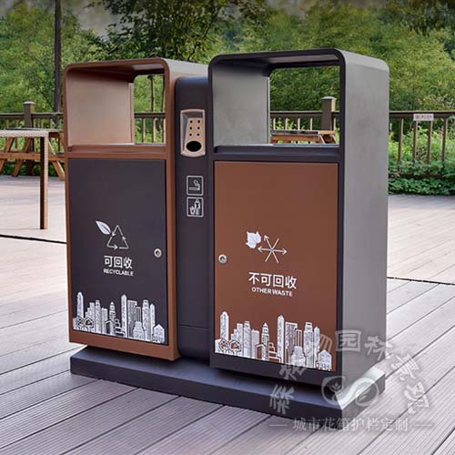 郑州城市风系列大底座垃圾箱
