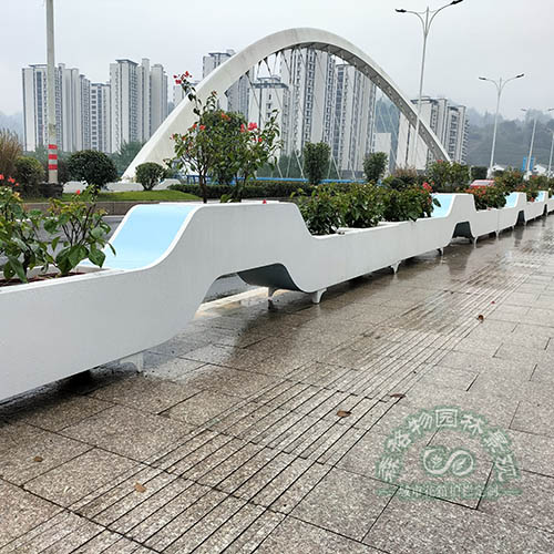 广东大型不锈钢道路桥梁花箱