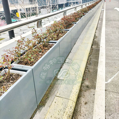 桥梁绿化一体式花箱花